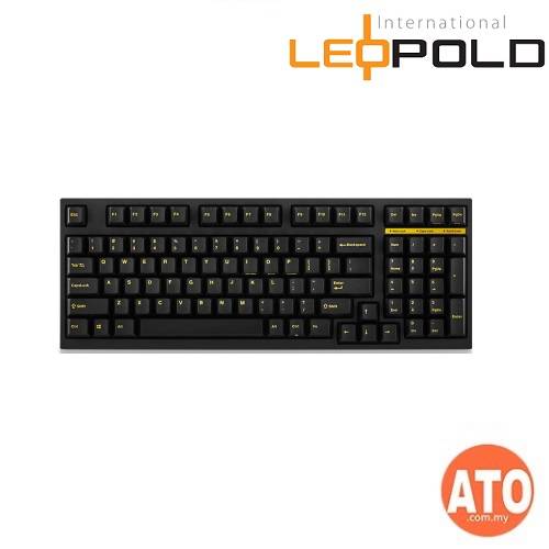LEOPOLD FC980M PD Mechanical Keyboard (White Blue Star/Dark Yellow)